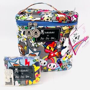 Tokidoki x Ju-Ju-Be Set Of 2 Limited Edition Insulated Bag & Zip Coin Purse NWT